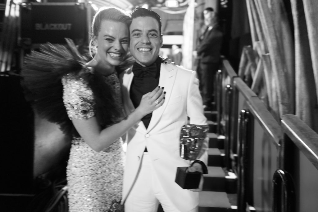 margot robbie, rami malek, awards, greg williams, gwp, gongs